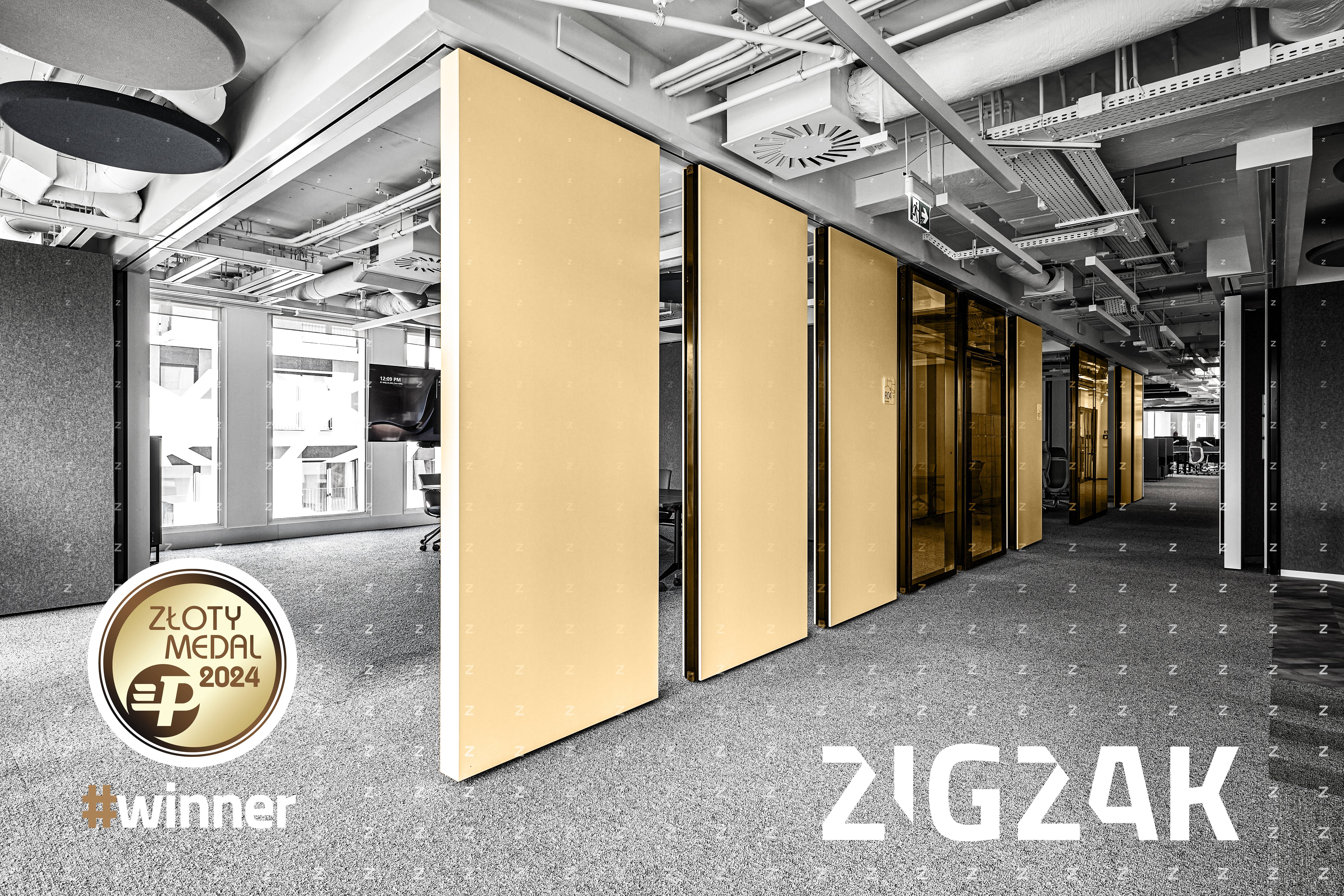 Gold Medal for ZigZak mobile walls Gold Medal for ZigZak mobile walls