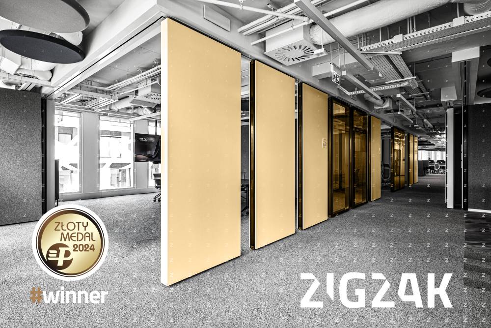 Gold Medal for ZigZak mobile walls